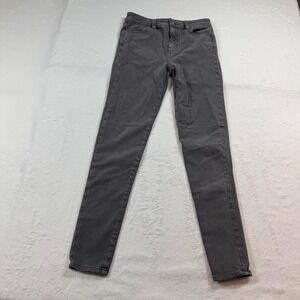 American Eagle Jeggings Womens 0 Regular Gray Super Super Stretch X4 Skinny Pant